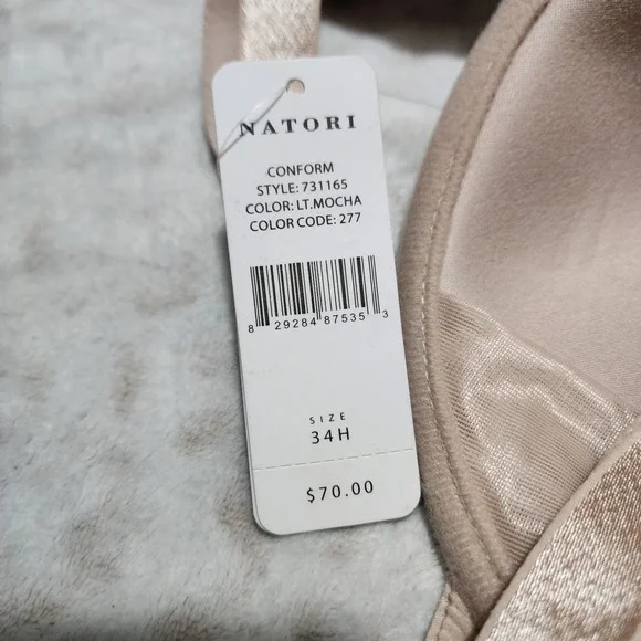 Natori Conform Full Fit Contour Bra 731165 Mocha NWT Size 34H - Picture 13 of 15
